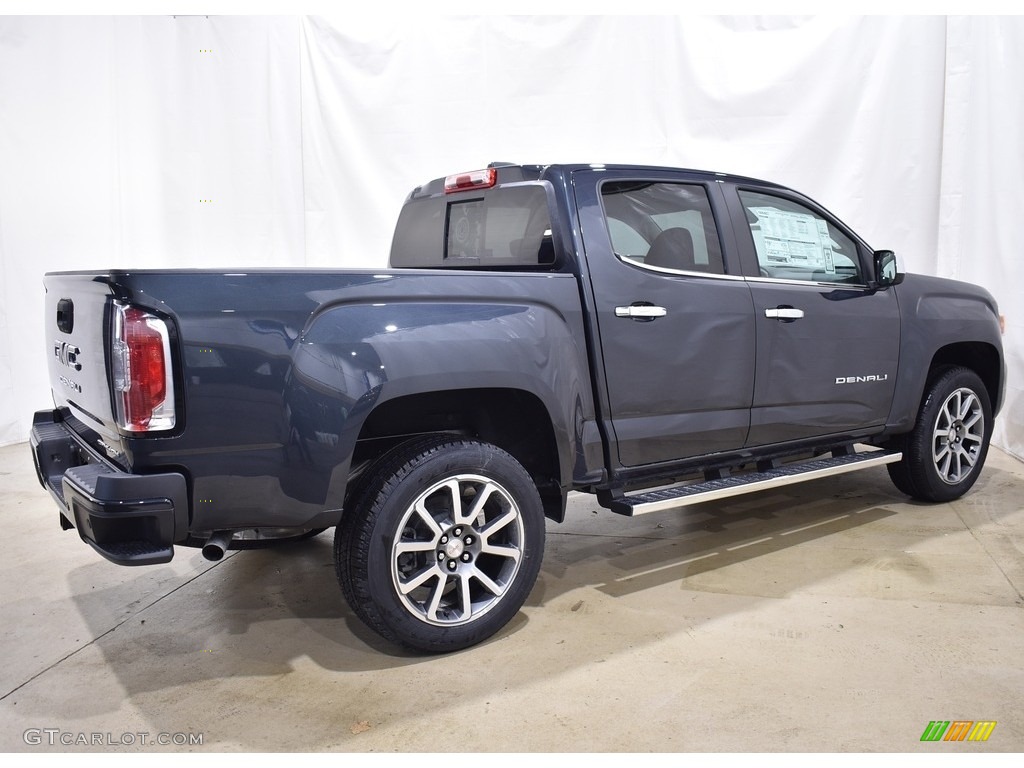 2022 Canyon Denali Crew Cab 4WD - Hunter Metallic / Cocoa/­Dark Atmosphere photo #2