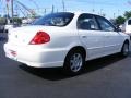 2003 Clear White Kia Spectra LS Sedan  photo #5