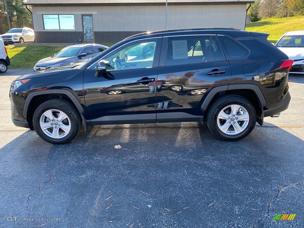 2019 RAV4 XLE - Midnight Black Metallic / Black photo #1