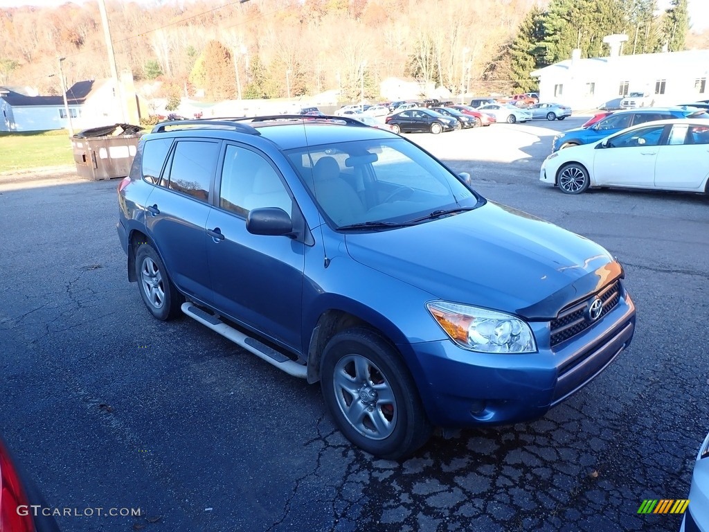 2008 RAV4 4WD - Pacific Blue Metallic / Ash photo #2