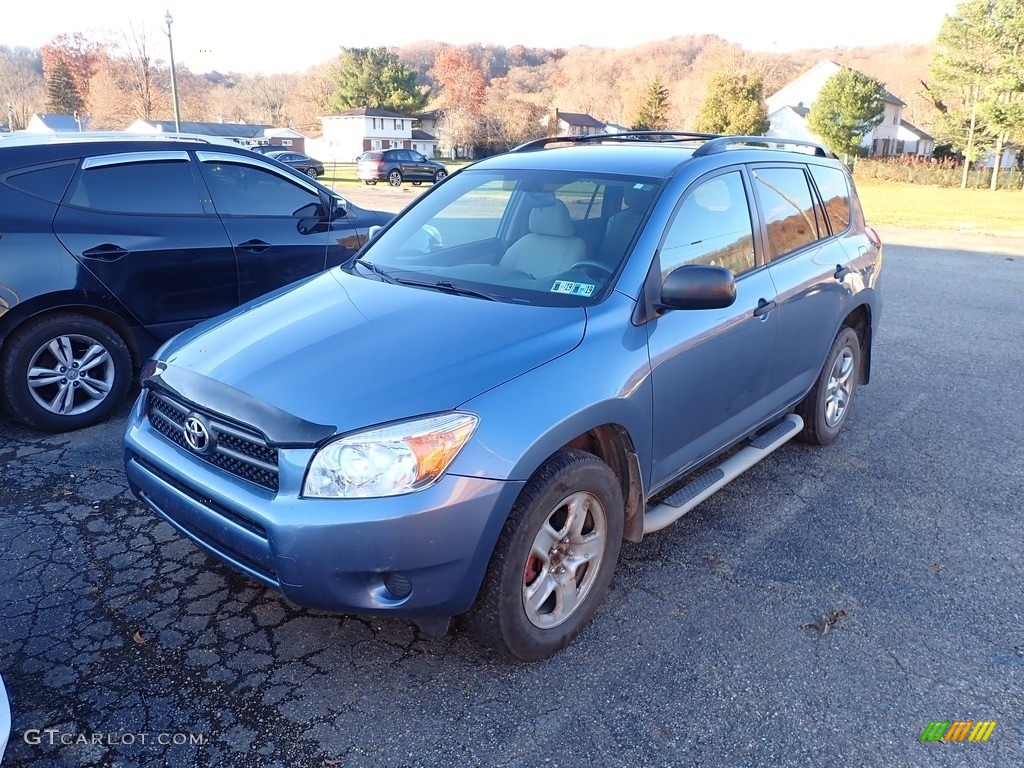 2008 RAV4 4WD - Pacific Blue Metallic / Ash photo #7