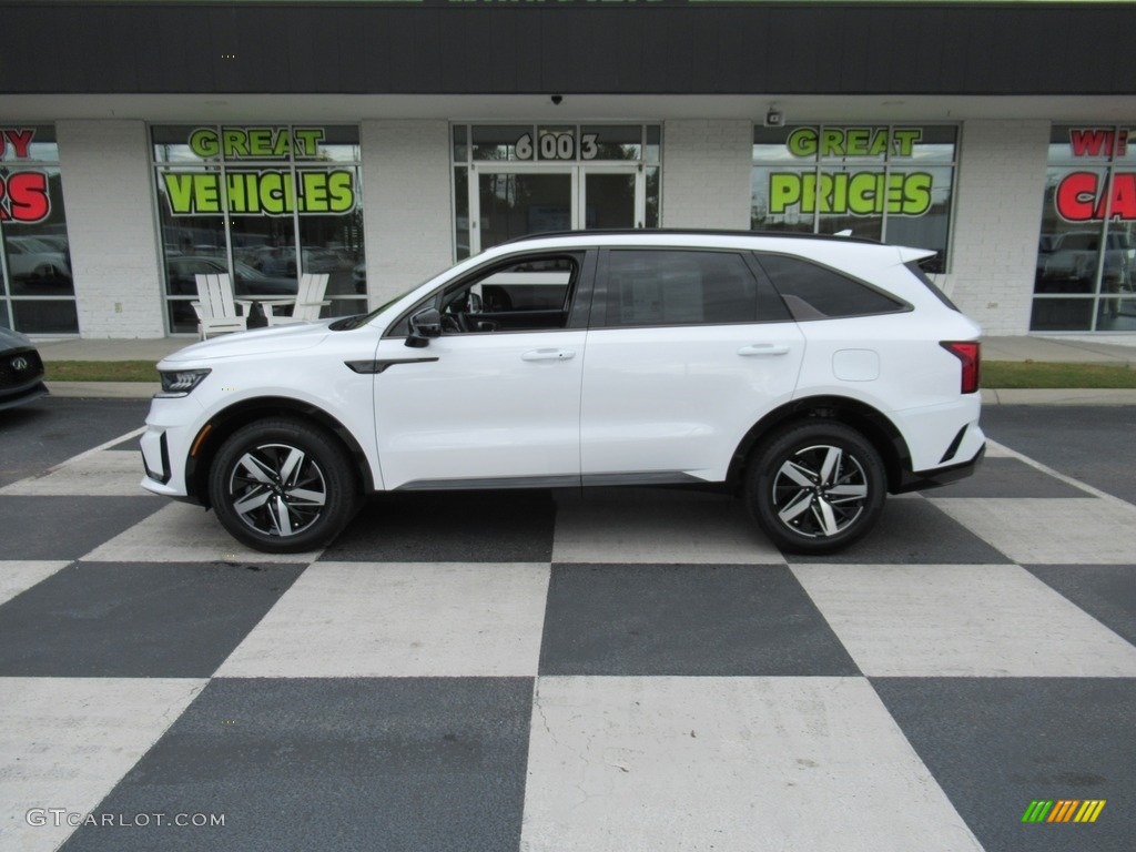 2021 Sorento EX - Glacial White Pearl / Black photo #1