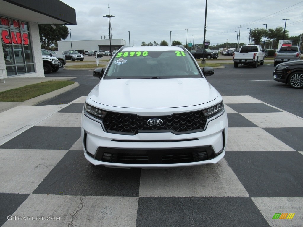 2021 Sorento EX - Glacial White Pearl / Black photo #2