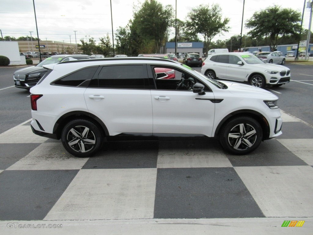 2021 Sorento EX - Glacial White Pearl / Black photo #3