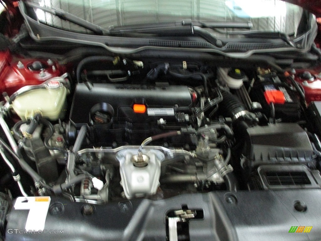 2020 Civic LX Sedan - Molten Lava Pearl / Black photo #13