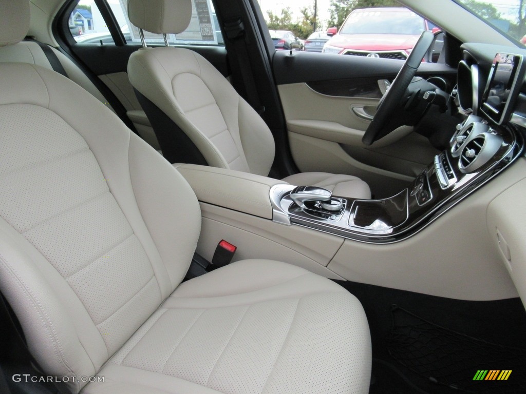 Silk Beige/Black Interior 2016 Mercedes-Benz C 300 Sedan Photo #143284127