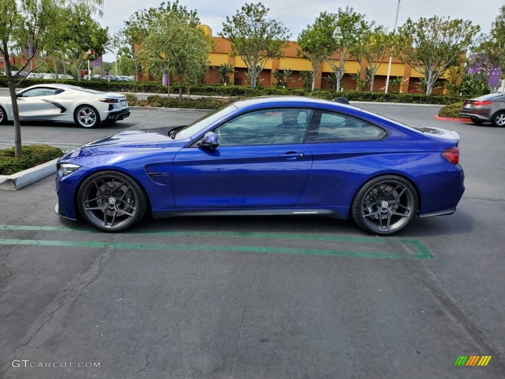 2020 M4 Coupe - San Marino Blue Metallic / Black photo #1