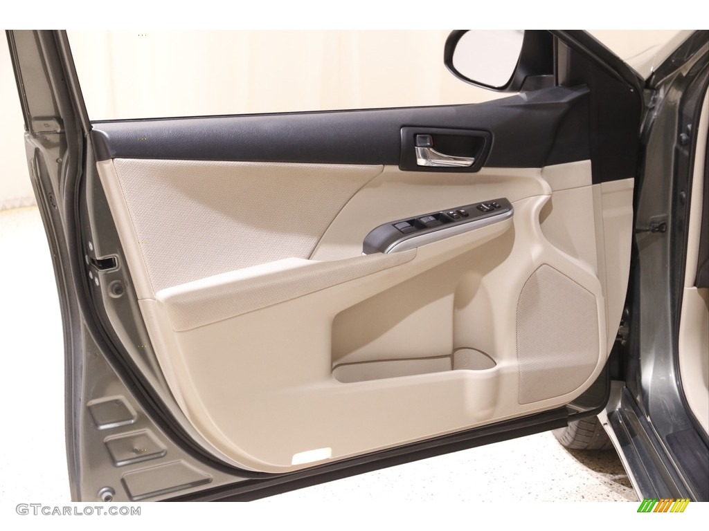 2012 Camry Hybrid XLE - Cypress Green Pearl / Ivory photo #4