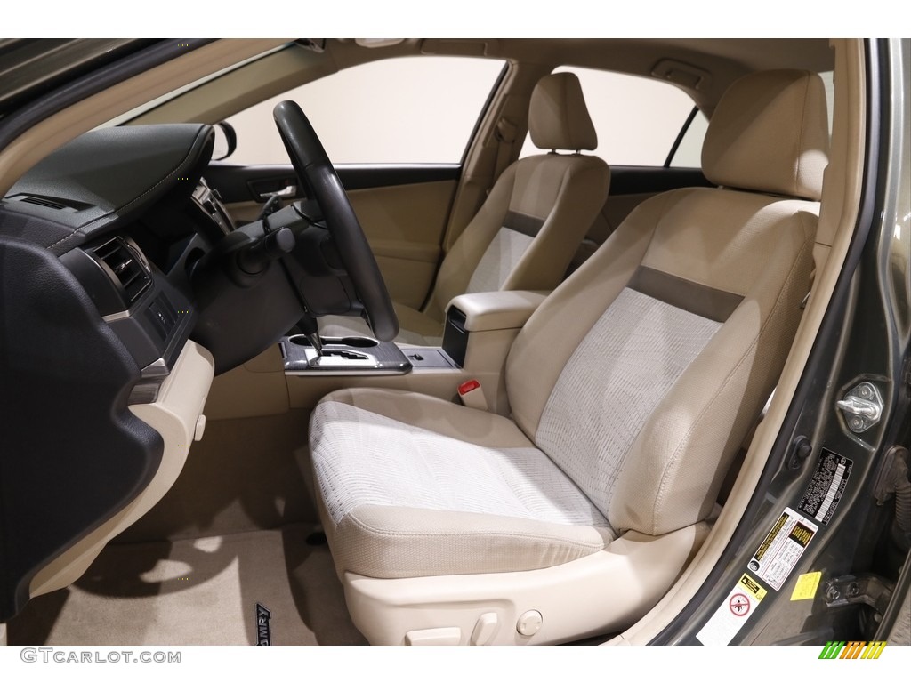 2012 Camry Hybrid XLE - Cypress Green Pearl / Ivory photo #5