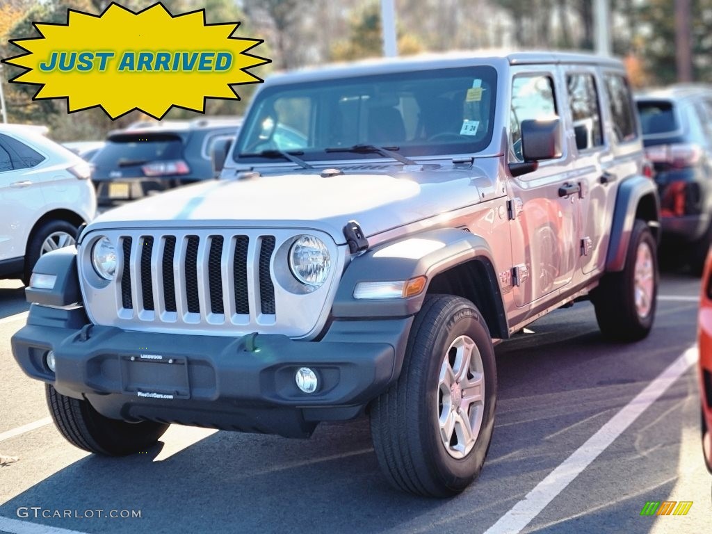 2019 Wrangler Unlimited Sport 4x4 - Billet Silver Metallic / Black photo #1