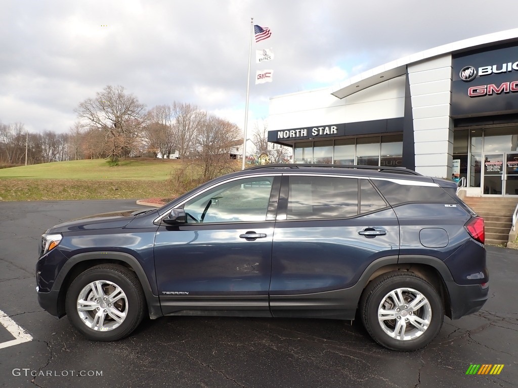 2019 Terrain SLE AWD - Blue Steel Metallic / Jet Black photo #13