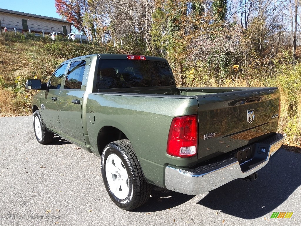 2021 1500 Classic Crew Cab 4x4 - Olive Green Pearl / Diesel Gray/Black photo #9