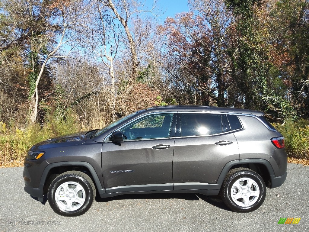 2022 Compass Sport 4x4 - Granite Crystal Metallic / Black photo #1