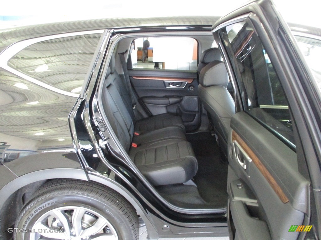Black Interior 2021 Honda CR-V Touring AWD Hybrid Photo #143290702