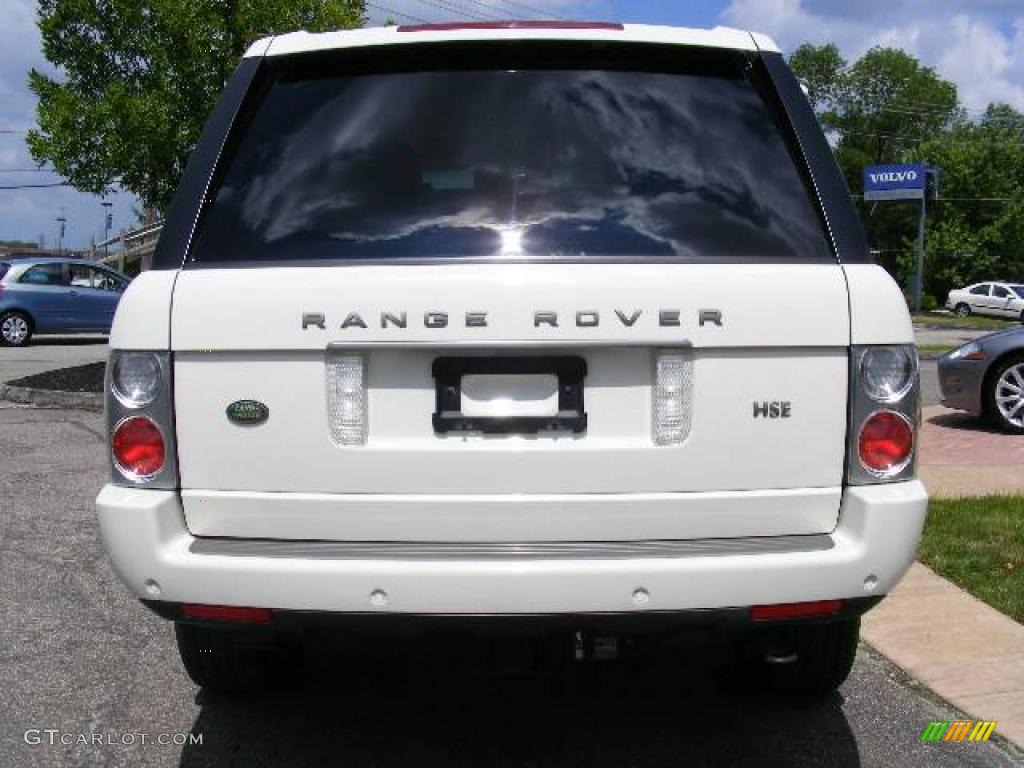 2007 Range Rover HSE - Chawton White / Parchment photo #4