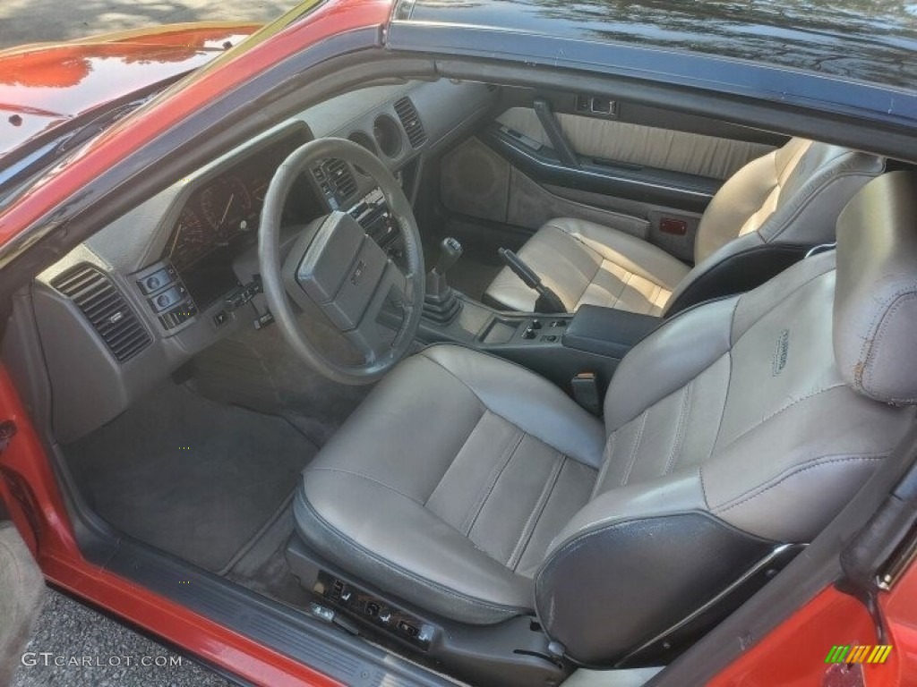 Tan Interior 1985 Nissan 300ZX Turbo Coupe Photo #143291646