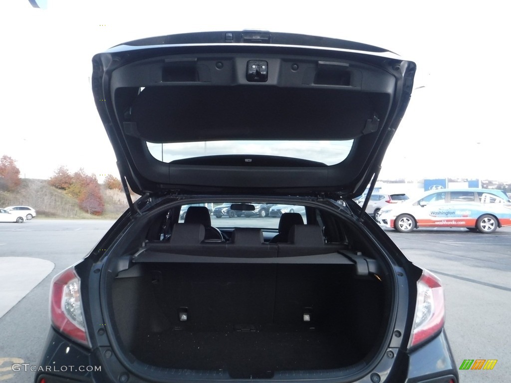 2018 Civic Sport Hatchback - Crystal Black Pearl / Black photo #24
