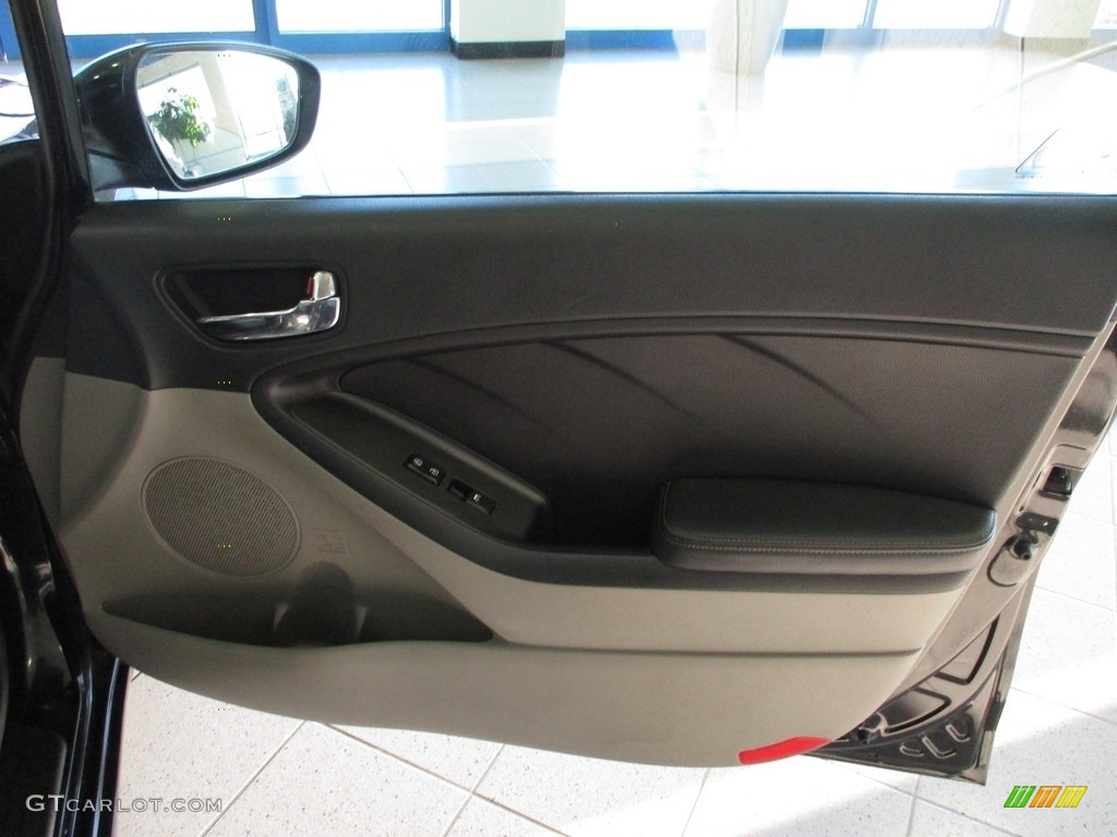 2014 Kia Forte EX Gray Door Panel Photo #143292298