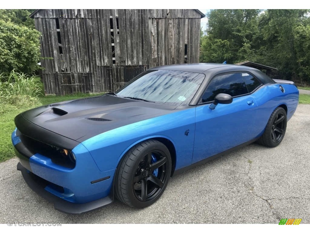 B5 Blue Pearl 2016 Dodge Challenger SRT Hellcat Exterior Photo #143292532