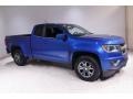 2019 Kinetic Blue Metallic Chevrolet Colorado LT Extended Cab 4x4  photo #1