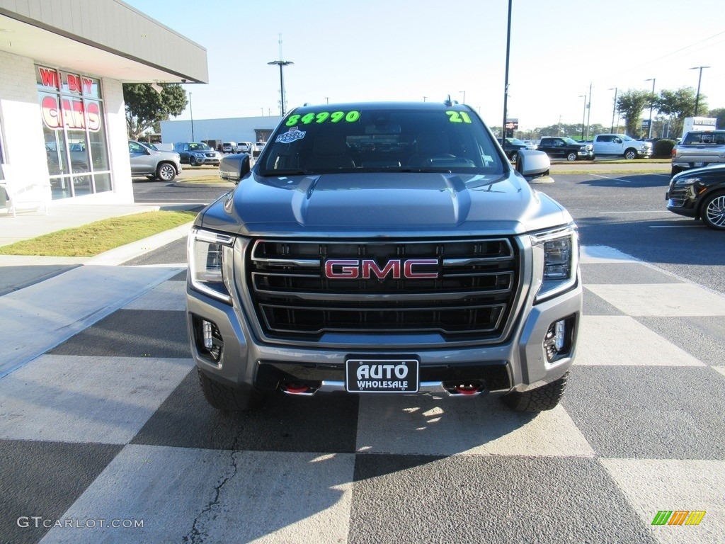 2021 Yukon XL AT4 4WD - Satin Steel Metallic / Jet Black photo #2