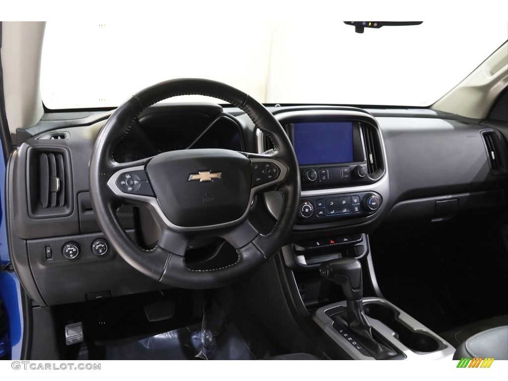 2019 Chevrolet Colorado LT Extended Cab 4x4 Jet Black Dashboard Photo #143292868