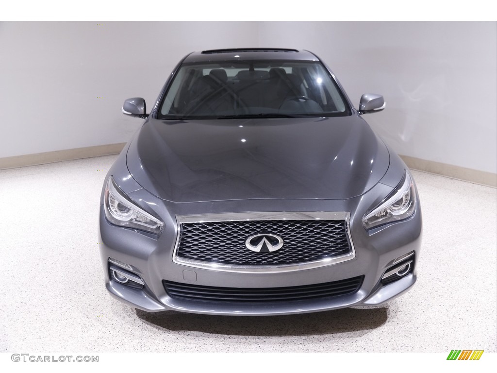 2015 Q50 3.7 AWD - Graphite Shadow / Graphite photo #2