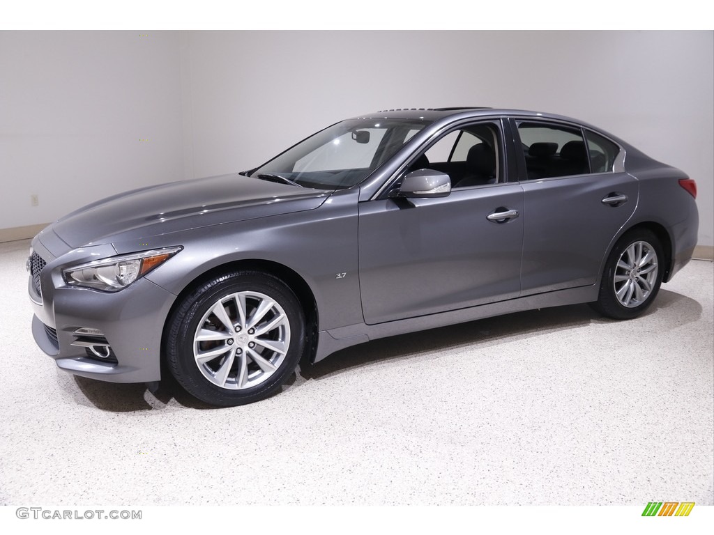 2015 Q50 3.7 AWD - Graphite Shadow / Graphite photo #3