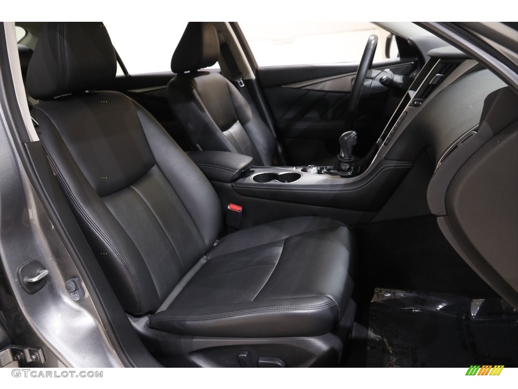 2015 Q50 3.7 AWD - Graphite Shadow / Graphite photo #15