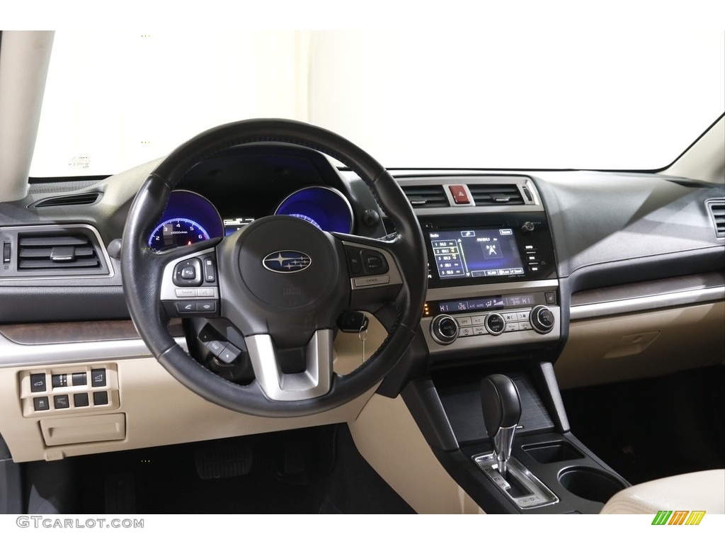 2016 Subaru Outback 2.5i Limited Warm Ivory Dashboard Photo #143293390