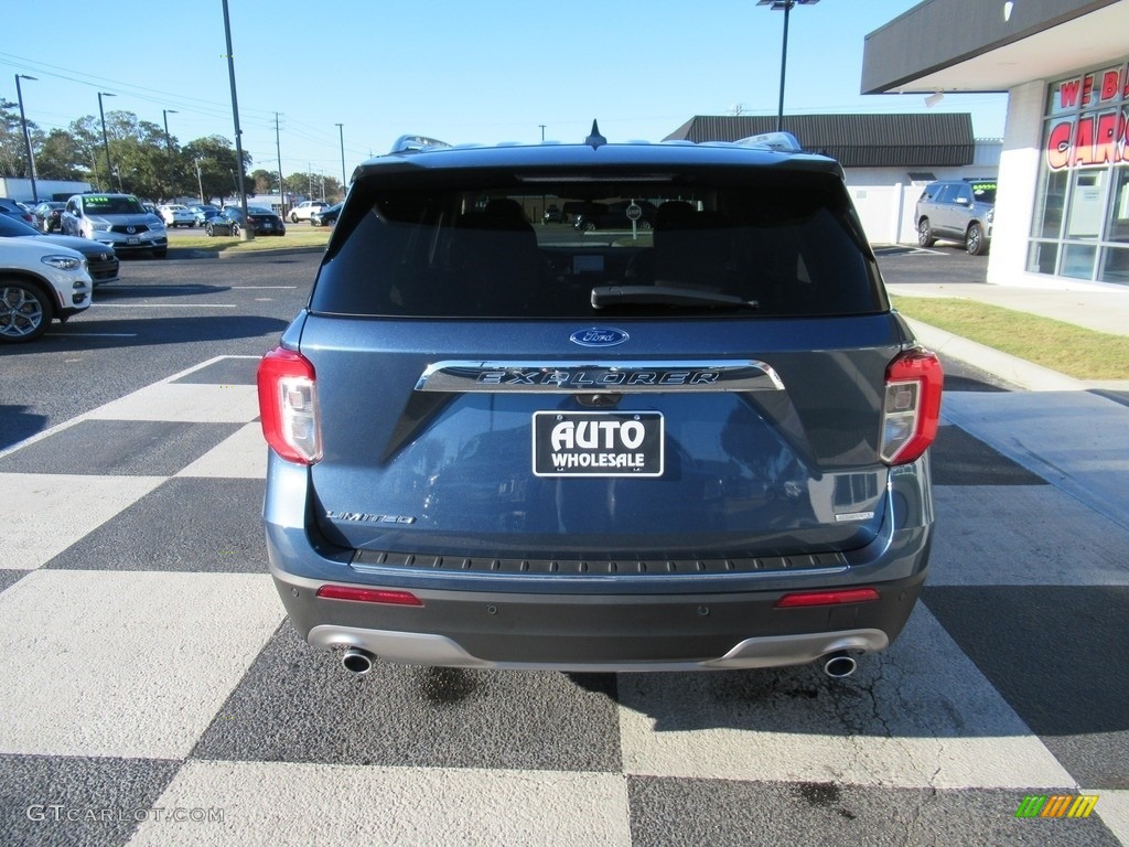 2020 Explorer Limited - Blue Metallic / Sandstone photo #4