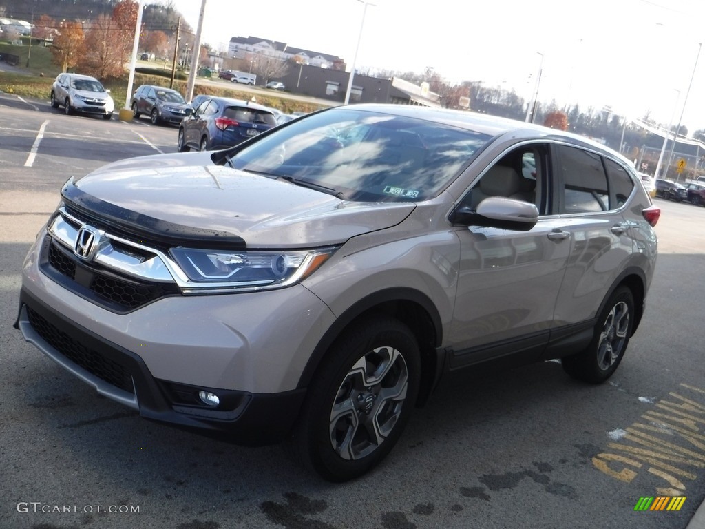 2017 CR-V EX-L AWD - Sandstorm Metallic / Ivory photo #6
