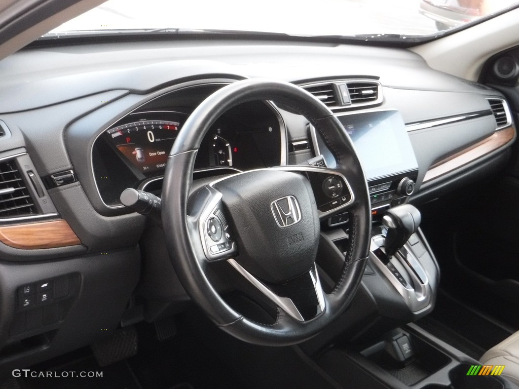 2017 CR-V EX-L AWD - Sandstorm Metallic / Ivory photo #13
