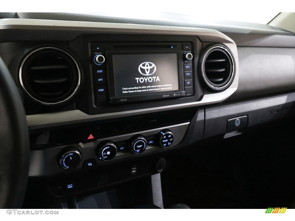 2017 Tacoma SR5 Double Cab 4x4 - Blazing Blue Pearl / Cement Gray photo #9