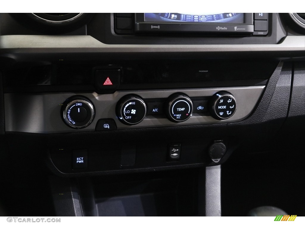 2017 Tacoma SR5 Double Cab 4x4 - Blazing Blue Pearl / Cement Gray photo #12