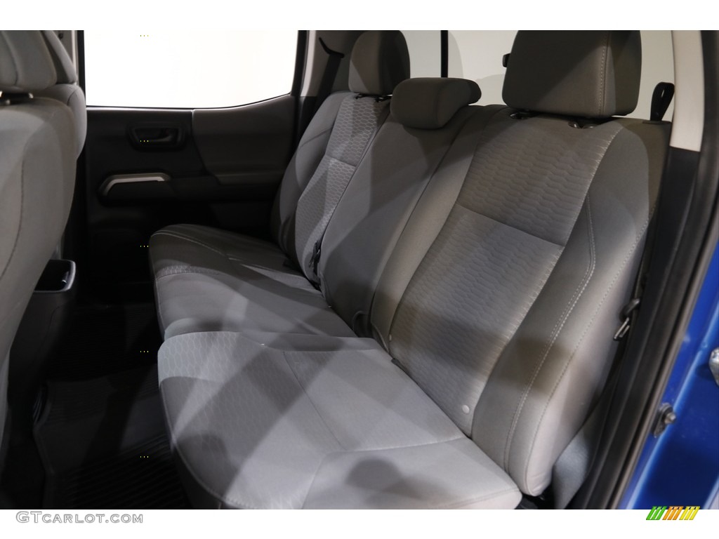 2017 Tacoma SR5 Double Cab 4x4 - Blazing Blue Pearl / Cement Gray photo #16