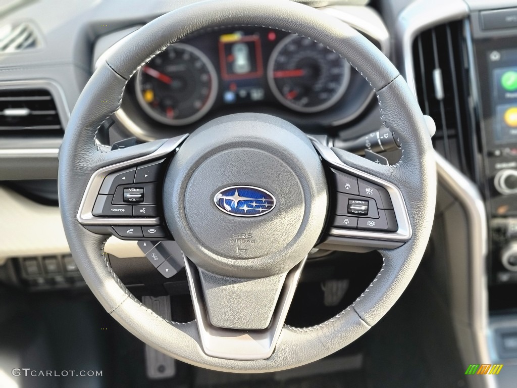 2022 Subaru Ascent Premium Warm Ivory Steering Wheel Photo #143294729