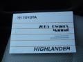 Super White - Highlander V6 4WD Photo No. 26