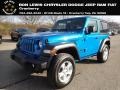 2021 Hydro Blue Pearl Jeep Wrangler Sport 4x4 #143295638