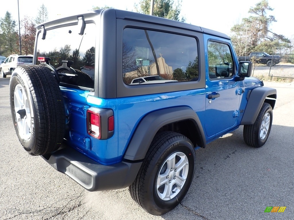 2021 Wrangler Sport 4x4 - Hydro Blue Pearl / Black photo #5