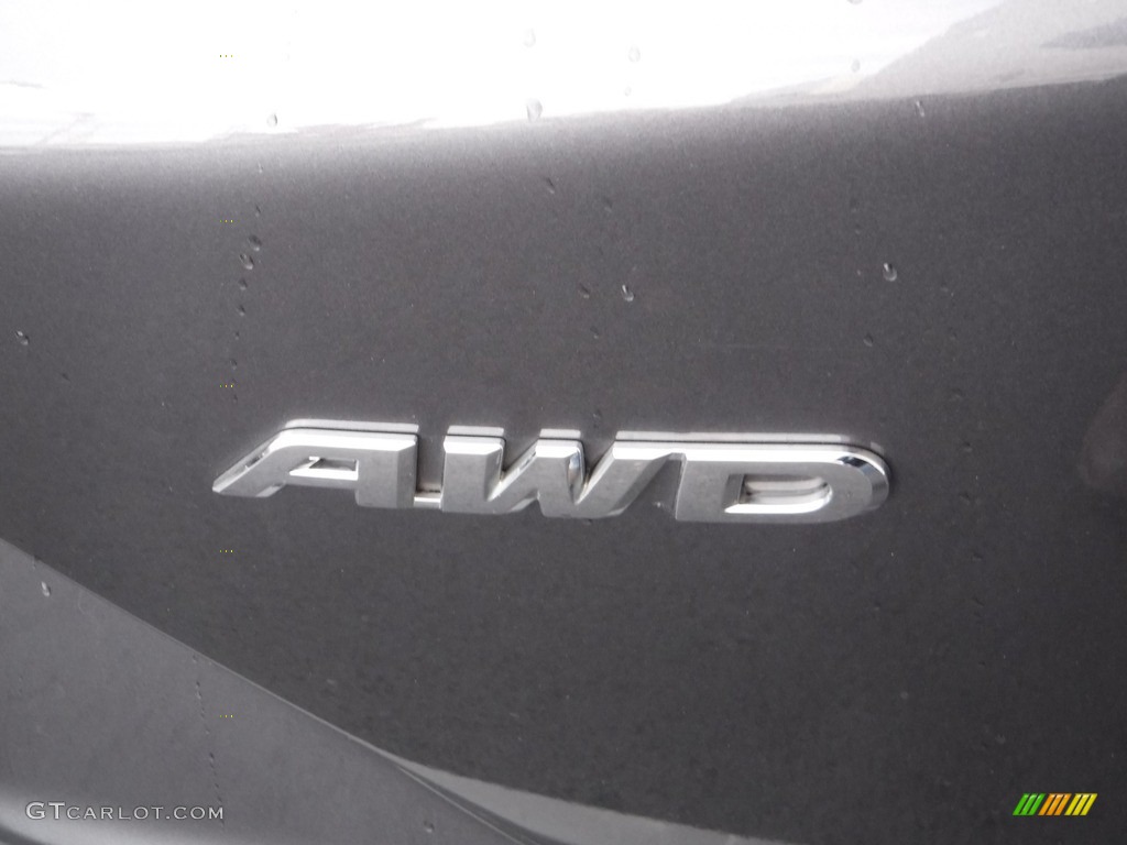 2018 CR-V LX AWD - Modern Steel Metallic / Black photo #7
