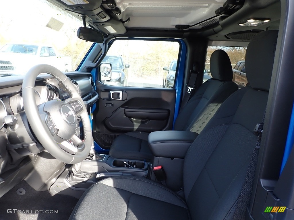 2021 Wrangler Sport 4x4 - Hydro Blue Pearl / Black photo #13