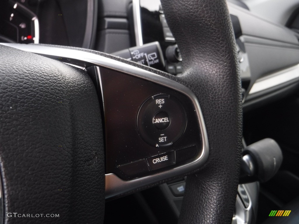 2018 CR-V LX AWD - Modern Steel Metallic / Black photo #15