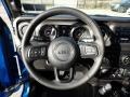Black 2021 Jeep Wrangler Sport 4x4 Steering Wheel