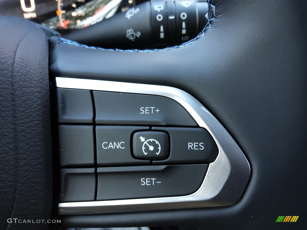 2022 Jeep Compass Latitude Black Steering Wheel Photo #143298018