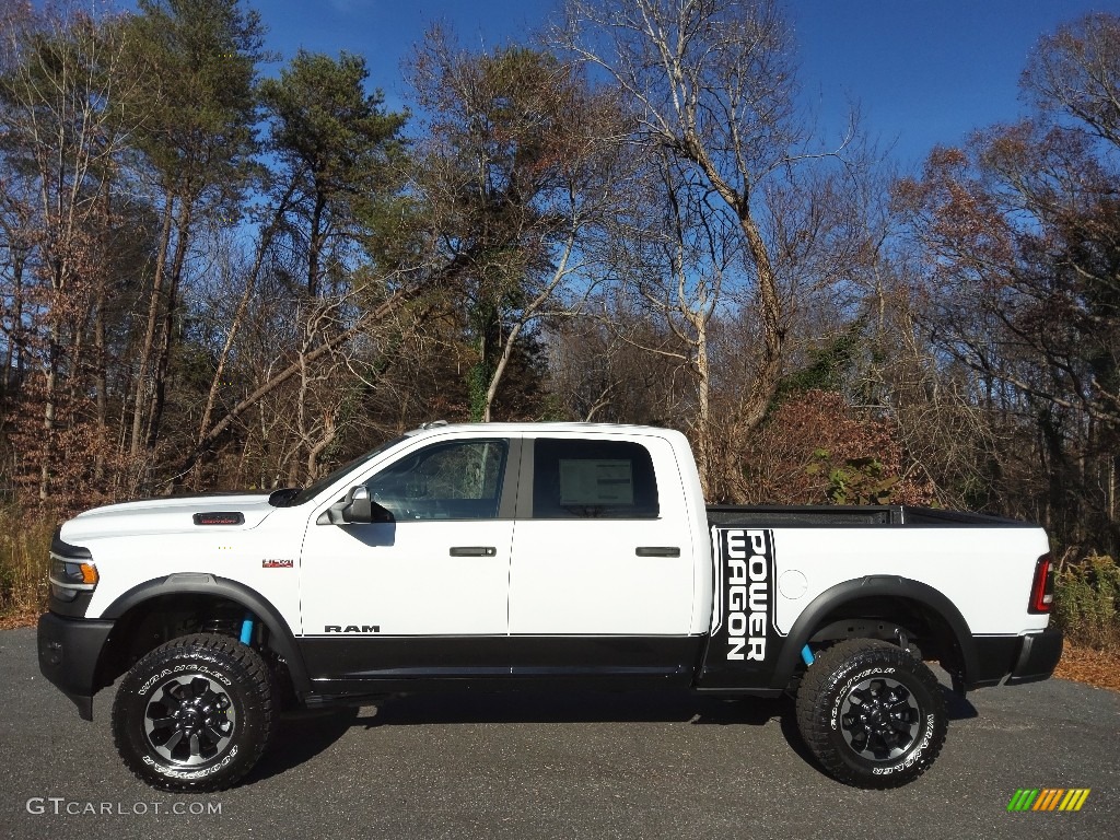 Bright White 2022 Ram 2500 Power Wagon Crew Cab 4x4 Exterior Photo #143298266