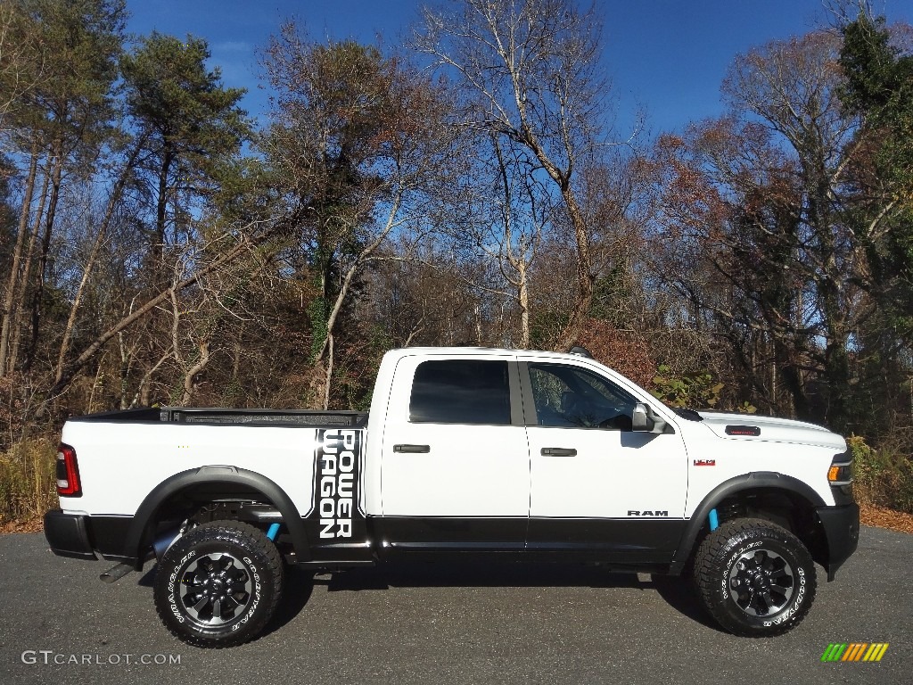 Bright White 2022 Ram 2500 Power Wagon Crew Cab 4x4 Exterior Photo #143298364