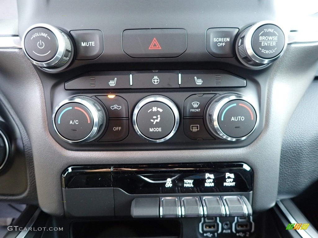 2022 Ram 1500 Big Horn Night Edition Quad Cab 4x4 Controls Photo #143298896