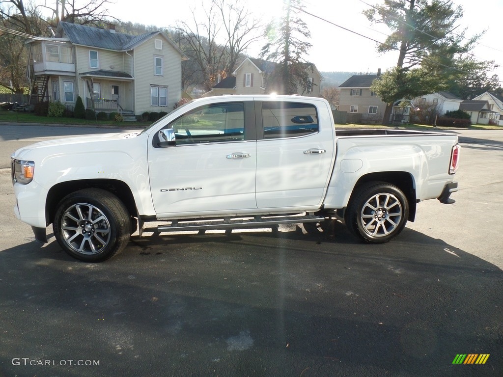 Summit White 2021 GMC Canyon Denali Crew Cab 4WD Exterior Photo #143299103
