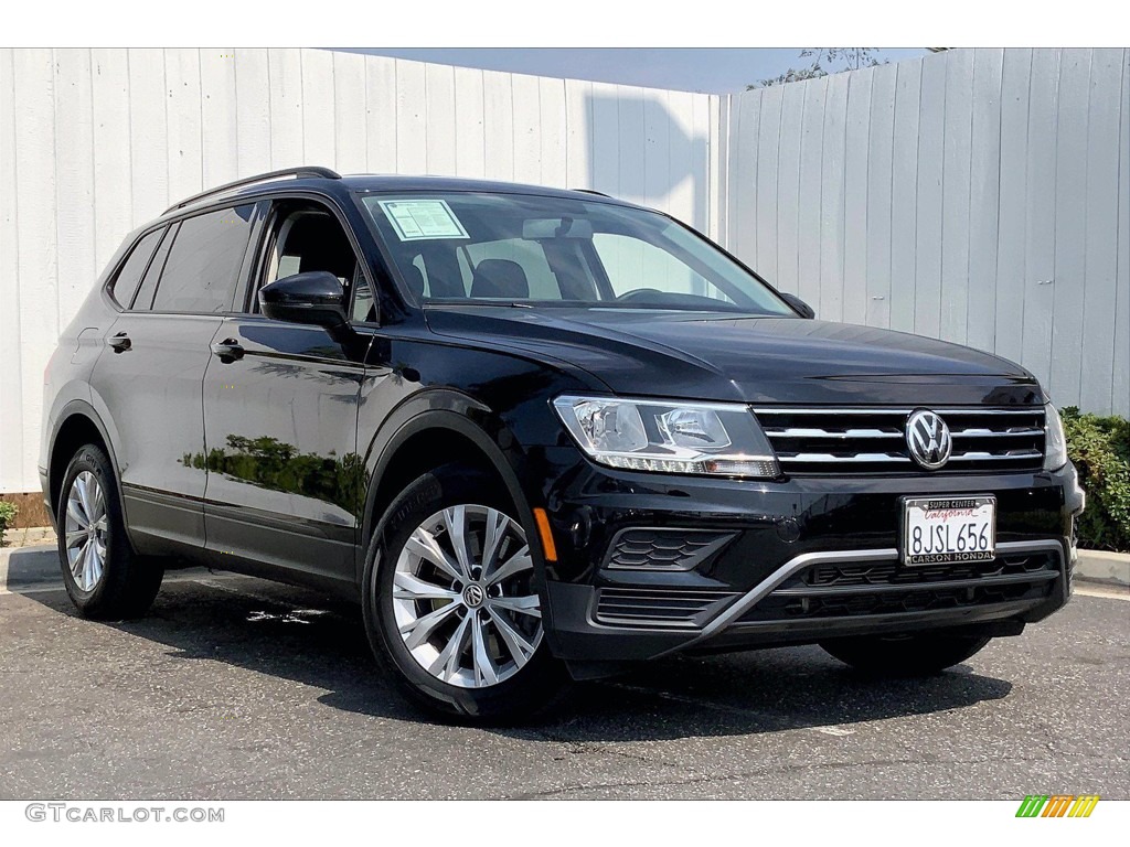 Deep Black Pearl 2019 Volkswagen Tiguan S Exterior Photo #143299115